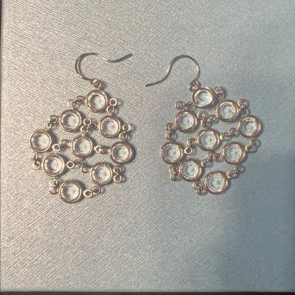 Touchstone by Swarovski Chanelle Bib Earrings - Picture 2 of 3